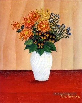  henri - Bouquet de fleurs bouquet de fleur Henri Rousseau post impressionnisme Naive primitivisme